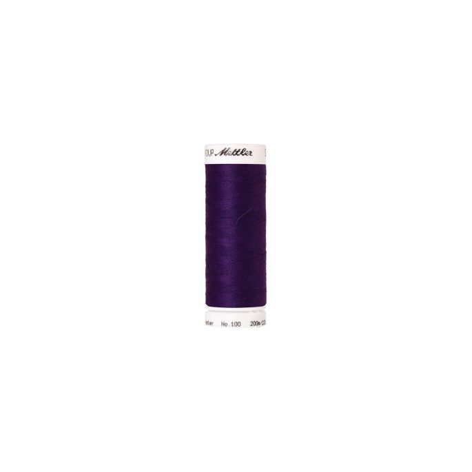 Fil polyester Mettler 200m Couleur n°0046 Violet Profond