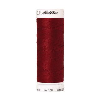 Fil polyester Mettler 200m Couleur n°0105 Rouge Bourgogne