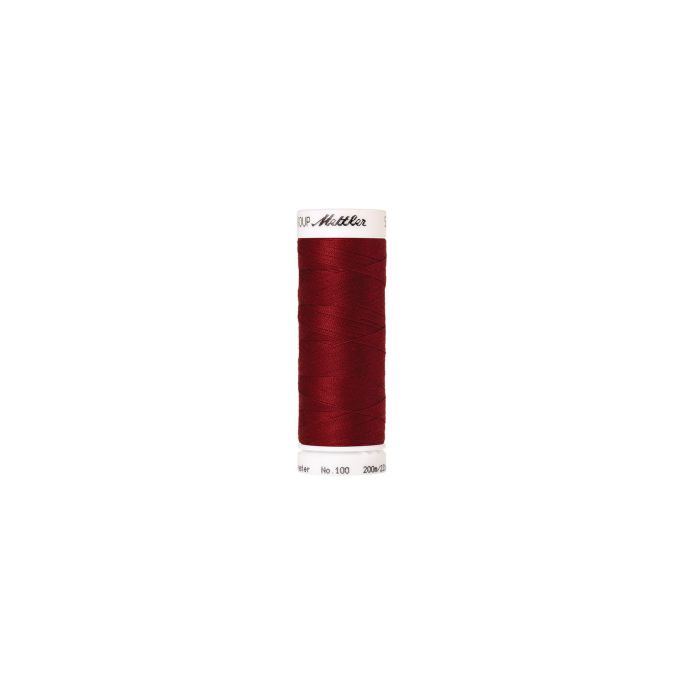 Fil polyester Mettler 200m Couleur n°0105 Rouge Bourgogne