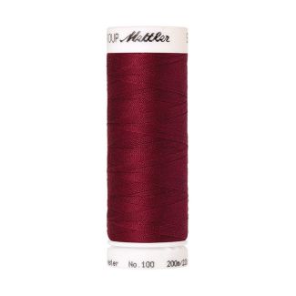 Fil polyester Mettler 200m Couleur n°0106 Rouge Houx
