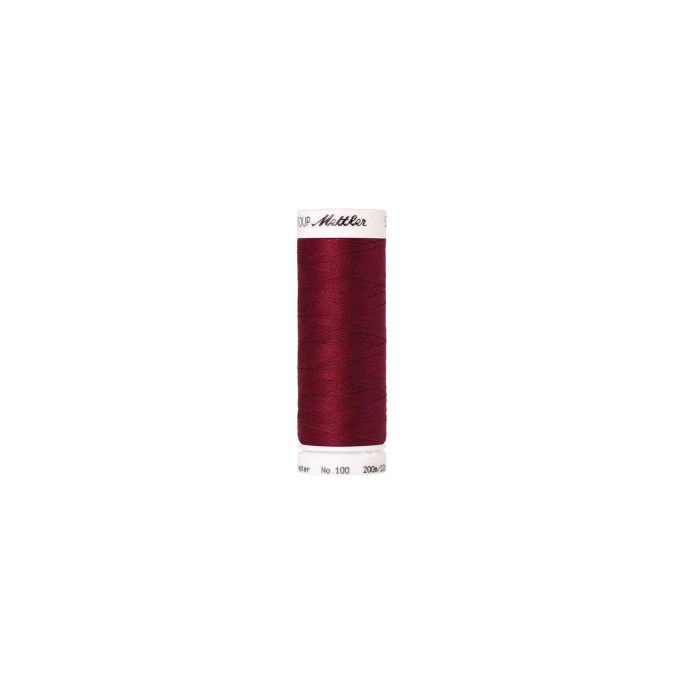 Fil polyester Mettler 200m Couleur n°0106 Rouge Houx