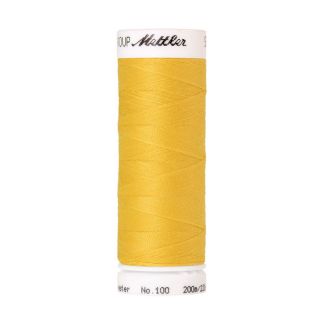 Fil polyester Mettler 200m Couleur n°0120 Jaune Soleil