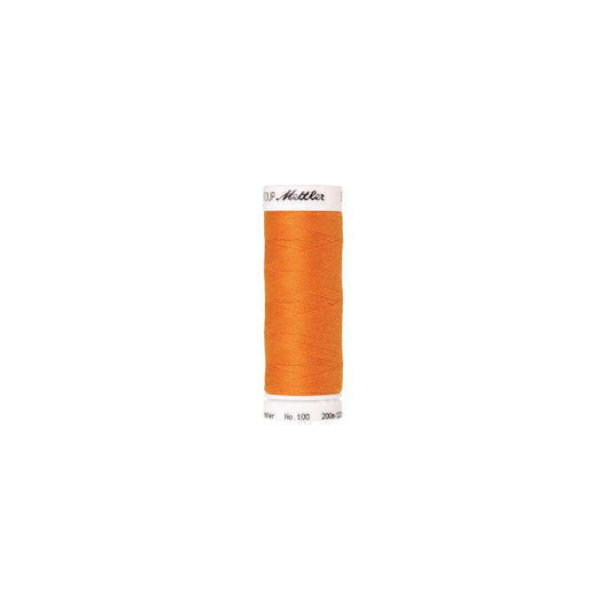 Fil polyester Mettler 200m Couleur n°0122 Citrouille