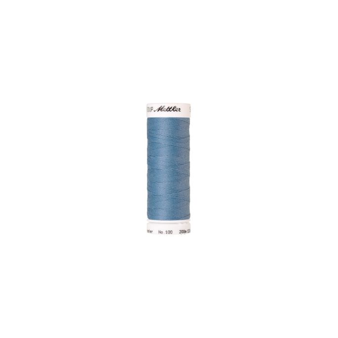 Fil polyester Mettler 200m Couleur n°0272 Bleu Azur