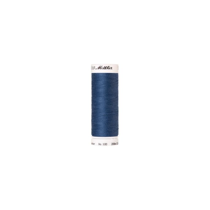 Fil polyester Mettler 200m Couleur n°0351 Bleu d'Ardoise