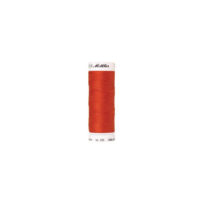 Fil polyester Mettler 200m Couleur n°0450 Paprika