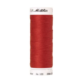 Fil polyester Mettler 200m Couleur n°0501 Rouge Feu