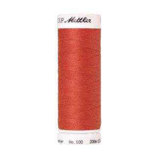 Fil polyester Mettler 200m Couleur n°0507 Rouge Tuile