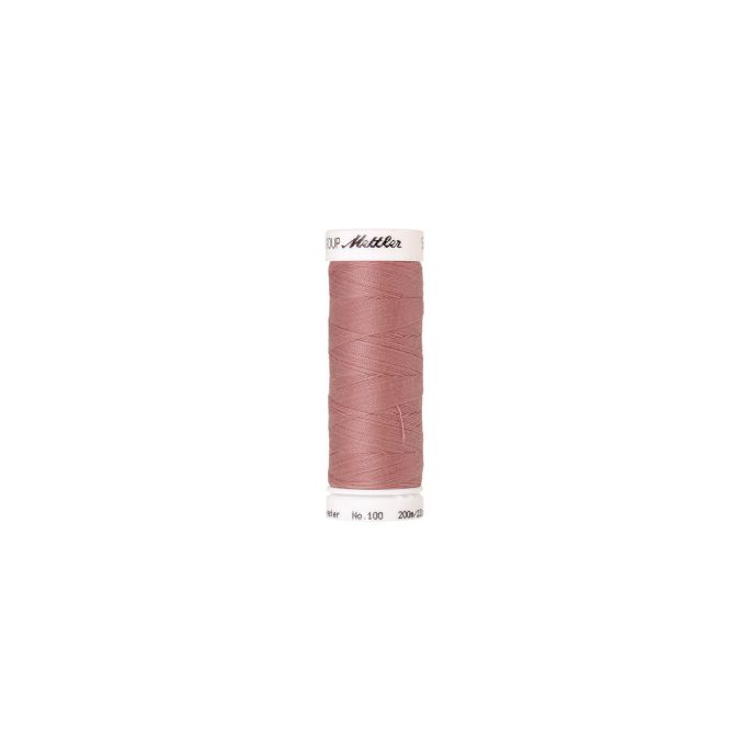 Fil polyester Mettler 200m Couleur n°0637 Rose Antique