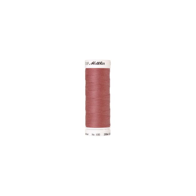 Fil polyester Mettler 200m Couleur n°0638 Rouge Mars