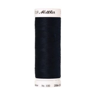Mettler Polyester Sewing Thread (200m) Color #0810 Blue Black