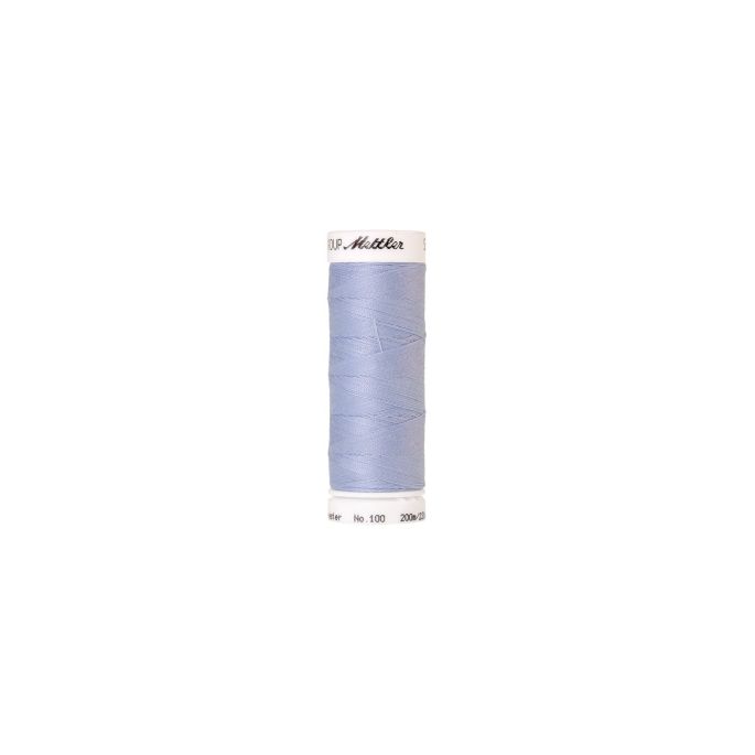 Fil polyester Mettler 200m Couleur n°0814 Bleu Bébé