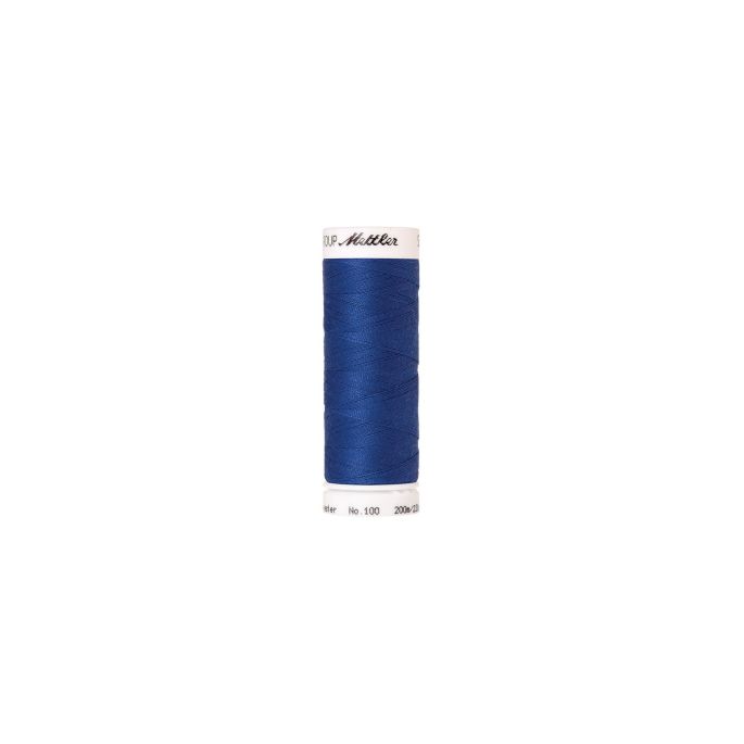 Fil polyester Mettler 200m Couleur n°0815 Bleu Cobalt