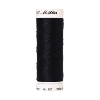 Mettler Polyester Sewing Thread (200m) Color 0821 Darkest Blue