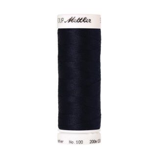 Mettler Polyester Sewing Thread (200m) Color #0827 Dark Blue