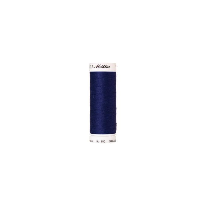 Fil polyester Mettler 200m Couleur n°1078 Bleu Flamme