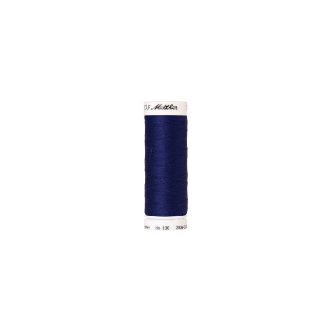 Fil polyester Mettler 200m Couleur n°1078 Bleu Flamme