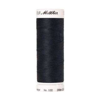 Fil polyester Mettler 200m Couleur n°1242 Bleu Gris Foncé