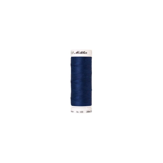 Fil polyester Mettler 200m Couleur n°1304 Bleu Imperial
