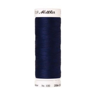 Fil polyester Mettler 200m Couleur n°1305 Bleu Porcelaine