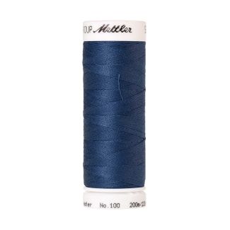 Fil polyester Mettler 200m Couleur n°1316 Bleu Acier