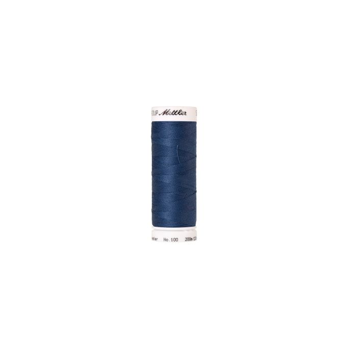 Fil polyester Mettler 200m Couleur n°1316 Bleu Acier