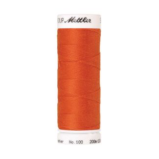 Fil polyester Mettler 200m Couleur n°1334 Orange Argile