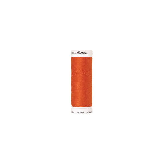 Fil polyester Mettler 200m Couleur n°1334 Orange Argile