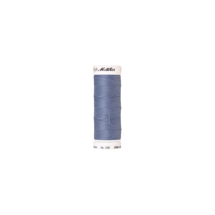 Fil polyester Mettler 200m Couleur n°1363 Bleu Chardon