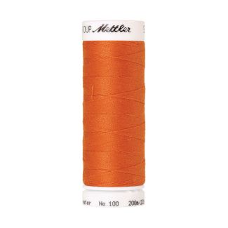 Fil polyester Mettler 200m Couleur n°1401 Orange Citrouille