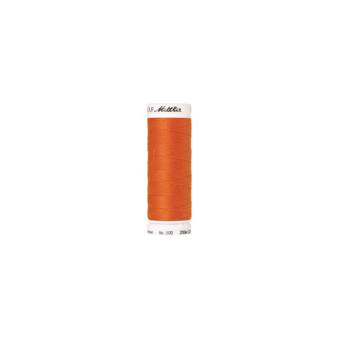 Fil polyester Mettler 200m Couleur n°1401 Orange Citrouille