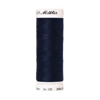 Fil polyester Mettler 200m Couleur n°1465 Bleu Minuit