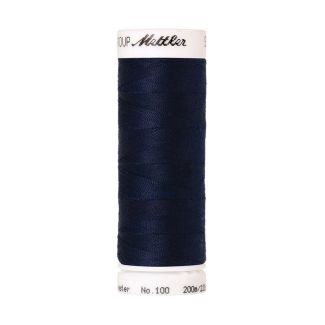 Mettler Polyester Sewing Thread (200m) Color #1465 Midnight Blue