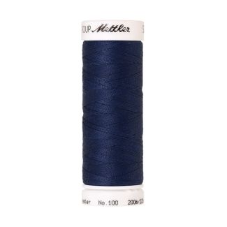 Fil polyester Mettler 200m Couleur n°1467 Bleu de Prusse