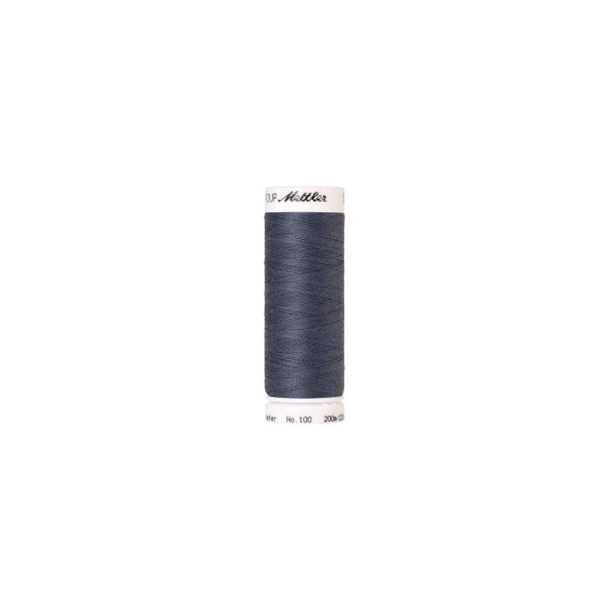 Fil polyester Mettler 200m Couleur n°1470 Bleu Ocean