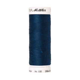 Fil polyester Mettler 200m Couleur n°1471 Bleu Mer Profonde