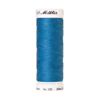 Fil polyester Mettler 200m Couleur n°0022 Bleu Vagues
