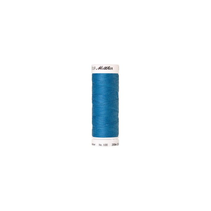 Fil polyester Mettler 200m Couleur n°0022 Bleu Vagues