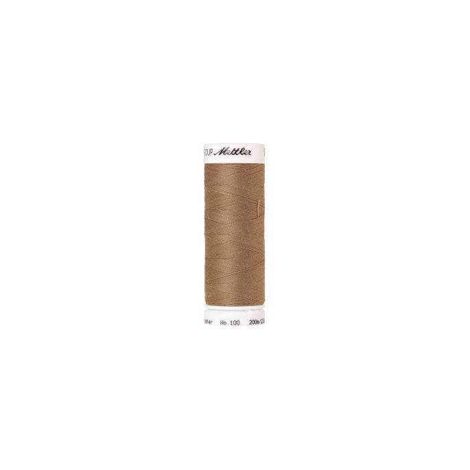 Fil polyester Mettler 200m Couleur n°0267 Rotin Foncé