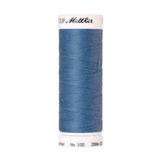 Fil polyester Mettler 200m Couleur n°0273 Bleu Ecume