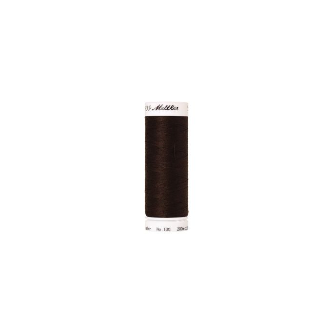 Fil polyester Mettler 200m Couleur n°0428 Chocolat