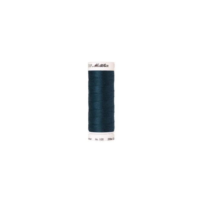 Mettler Polyester Sewing Thread (200m) Color 0485 Tartan Blue