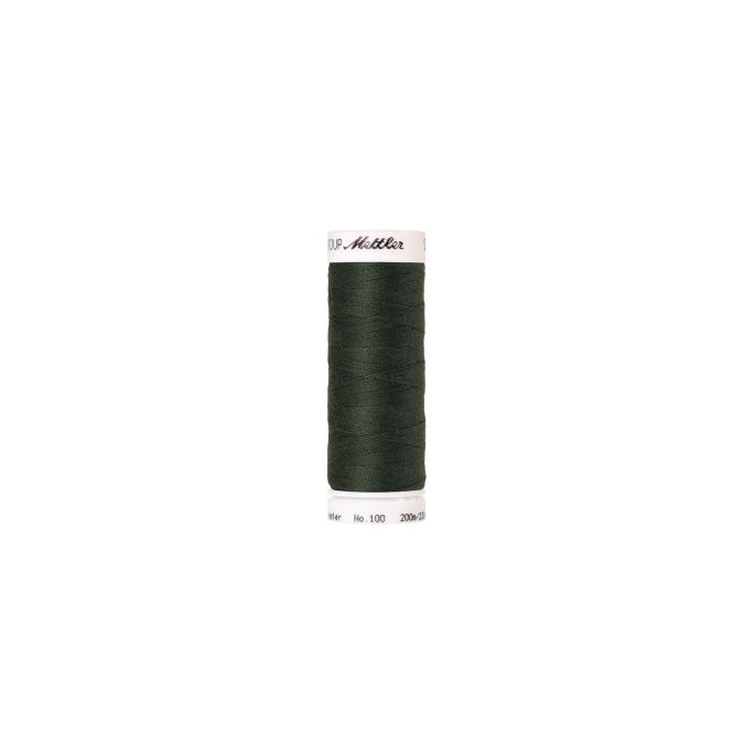 Fil polyester Mettler 200m Couleur n°0627 Vert Foncé