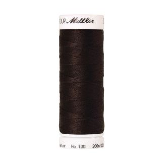 Fil polyester Mettler 200m Couleur n°1002 Marron Très Foncé