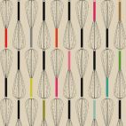 Popeline Coton Bio Emmas Kitchen Whip it Up Sand Haerae