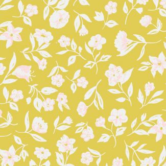 Organic cotton Sateen Wildflower Blossom Cloud9