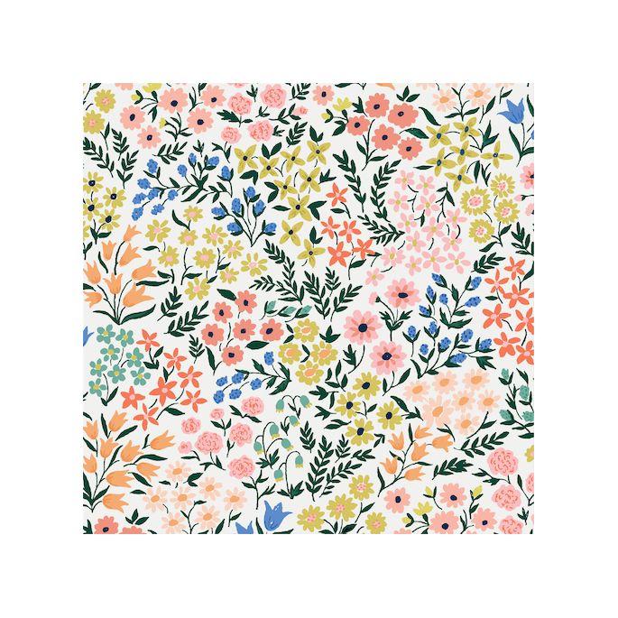 Organic cotton Sateen Wildflower Meadow Cloud9