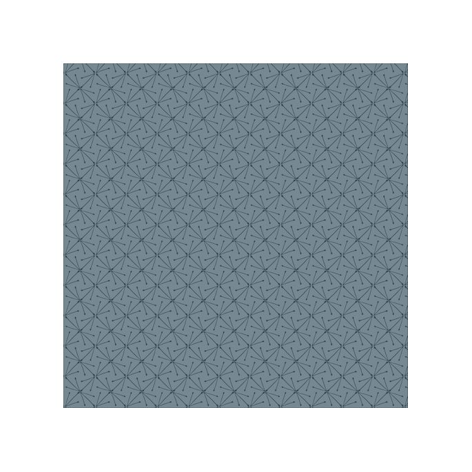 Organic cotton Popeline Lisbon Square Sparks Grey Cloud9