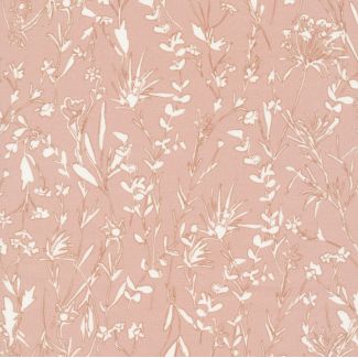 Popeline Coton Bio A House in Bloom Vanessa Pink Cloud9