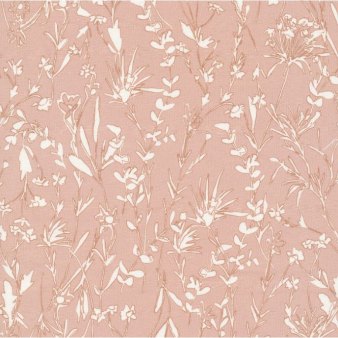 Organic cotton Popeline A House in Bloom Vanessa Pink Cloud9